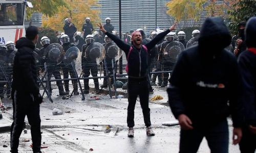 brussels protest