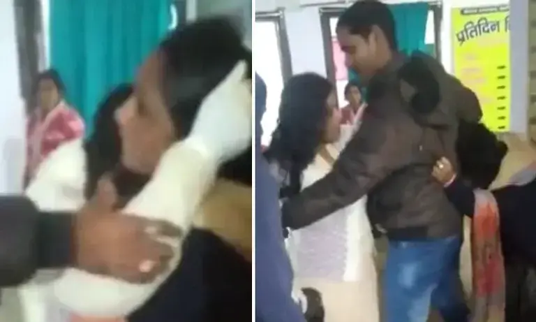 health workers fight