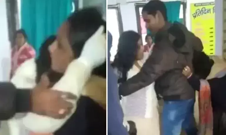 health workers fight