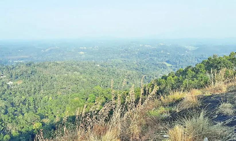 സാഹസിക സഞ്ചാരികളുടെ മനം കവർന്ന് വലിയപാറ സാഹസിക സഞ്ചാരികളുടെ മനം കവർന്ന് വലിയപാറ