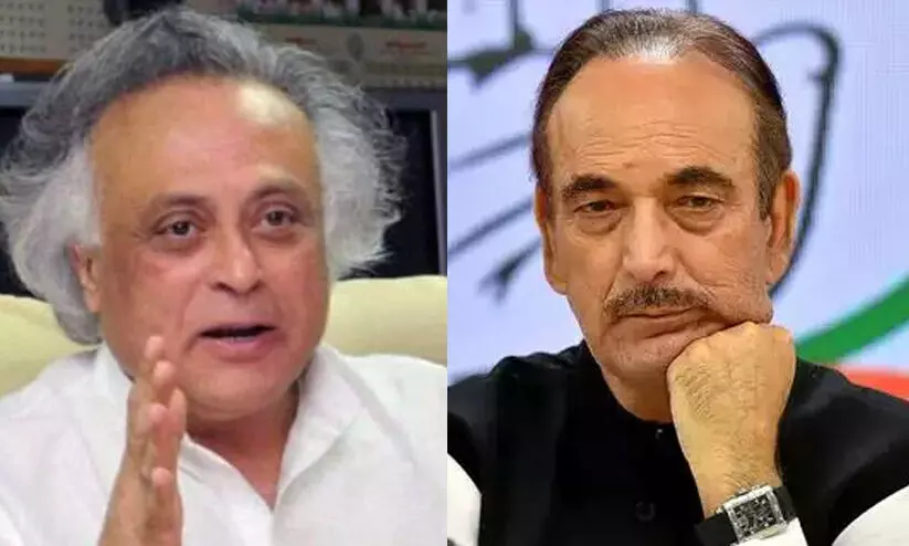 jairam ramesh Ghulam nabi azad jairam ramesh Ghulam nabi azad