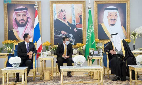 തായ്​ലൻഡ്​ പ്രധാനമന്ത്രി റിയാദിലെത്തി