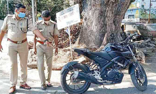 bike-no number plate