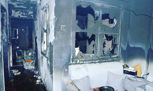 ഫ​ഹാ​ഹീ​ലി​ൽ കെ​ട്ടി​ട​ത്തി​ൽ തീ​പി​ടി​ത്തം