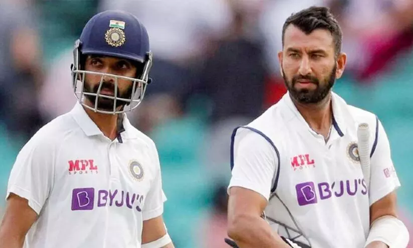 മോശം പ്രകടനം; രഹാനയെയും പൂജാരയെയും തരംതാഴ്ത്തിയേക്കും മോശം പ്രകടനം; രഹാനയെയും പൂജാരയെയും തരംതാഴ്ത്തിയേക്കും