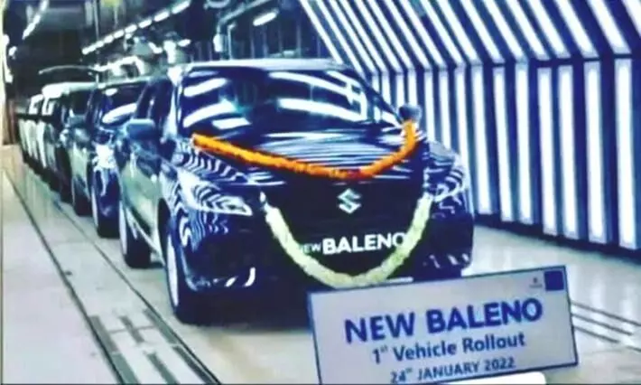 New Maruti Baleno production begins ahead of February launch New Maruti Baleno production begins ahead of February launch