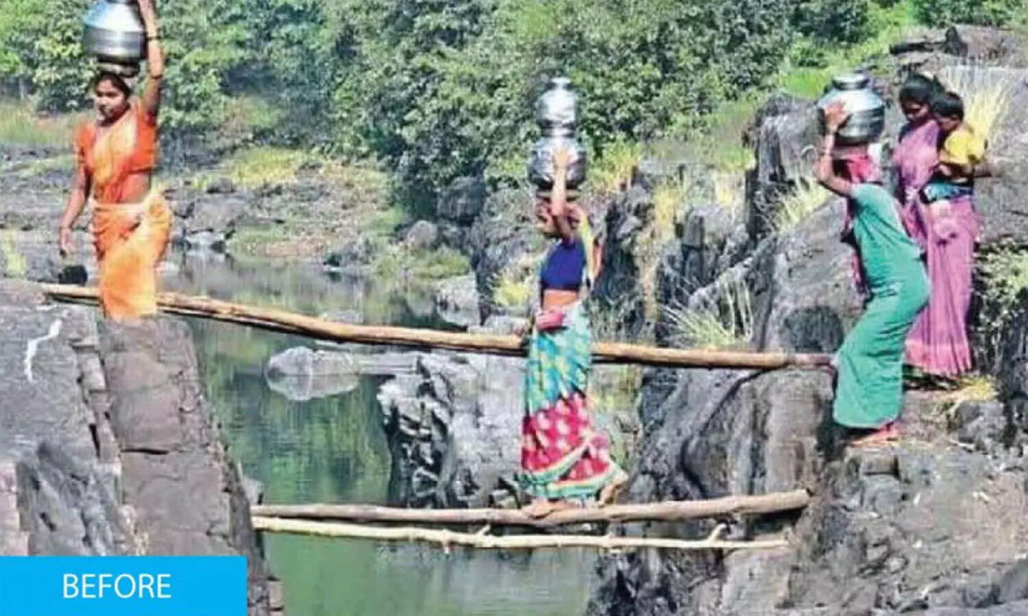 വെള്ളം കുടിക്കാൻ ഇനി സർക്കസ്​ കളിക്കേണ്ട; ഈ കോളനിക്ക്​ പുതിയ ഇരുമ്പ്​ പാലവും കുടിവെള്ള​ പദ്ധതിയും സ്വ​ന്തം