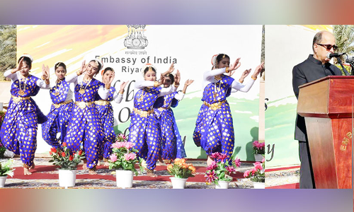 റി​പ്പ​ബ്ലി​ക്​​ദി​നാ​ഘോ​ഷം: സൗദിയിലും സമുചിതമായി കൊണ്ടാടി