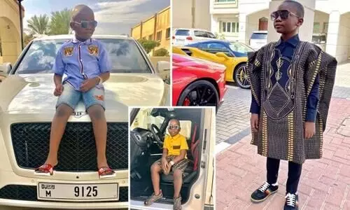 ഒമ്പതുവയസിൽ ശതകോടീശ്വരൻ; ജെറ്റുകളും സൂപ്പർ കാറുകളും സ്വന്തം -ഇത്​ മോംഫ ജൂനിയറിന്‍റെ ആഡംബര ജീവിതം