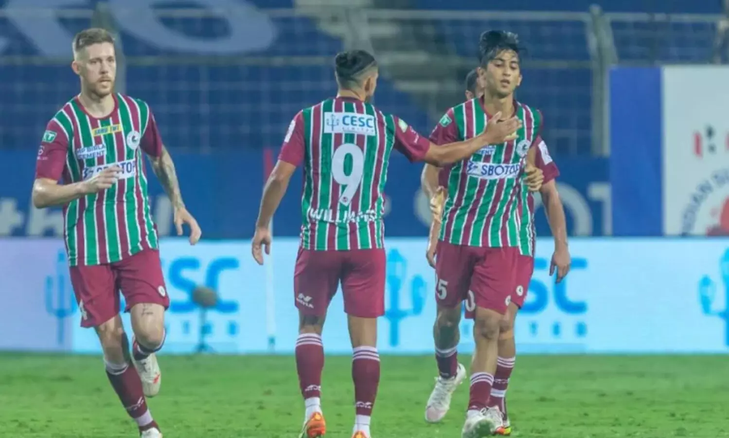 നസീരിക്ക് ഹാട്രിക്; എ.ടി.കെക്ക് ജയം