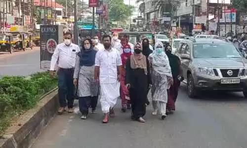 പദ്ധതി വിഹിതം വെട്ടിക്കുറച്ചതിൽ പ്രതിഷേധിച്ചു