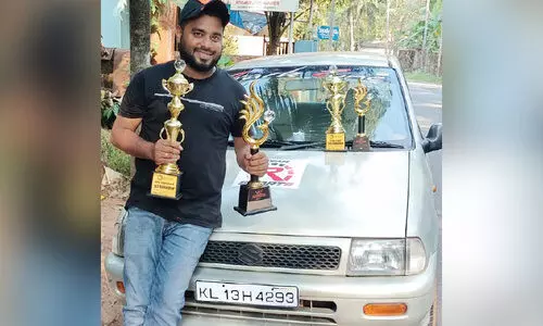 കാർ ഓട്ടോക്രോസിൽ ദേശീയ മികവുമായി സാഗർ