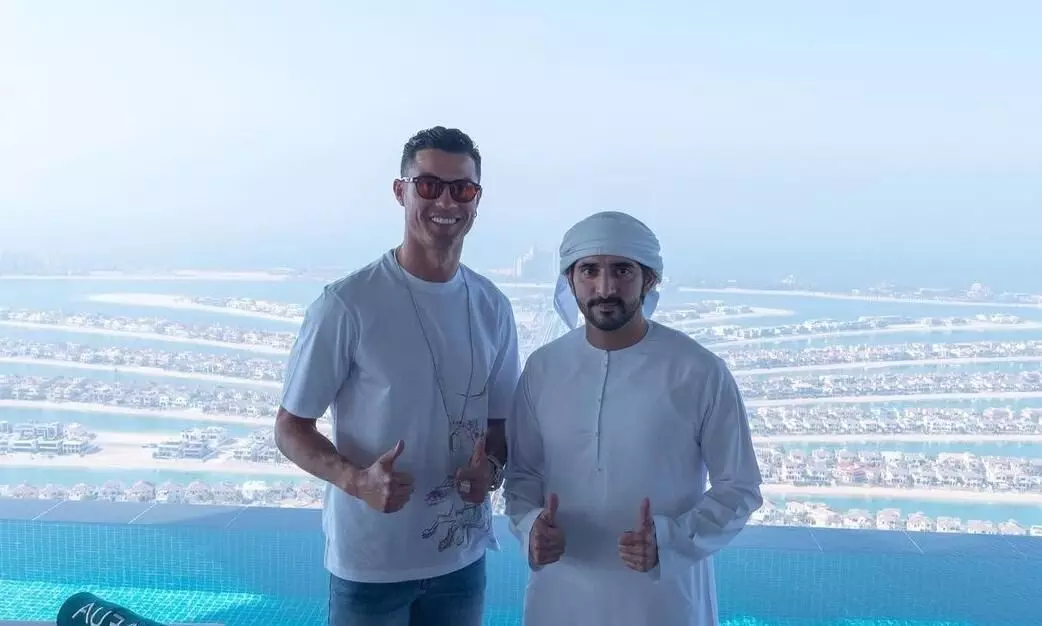 ദുബൈ നിങ്ങളെയും സ്നേഹിക്കുന്നു; ക്രിസ്റ്റ്യാനയോട് ശൈഖ് ഹംദാൻ ദുബൈ നിങ്ങളെയും സ്നേഹിക്കുന്നു; ക്രിസ്റ്റ്യാനയോട് ശൈഖ് ഹംദാൻ