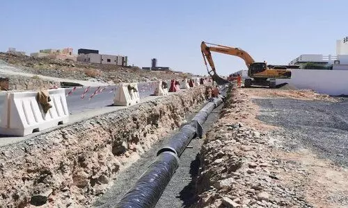 ദാ​ഖി​ലി​യ​യി​ൽ കു​ടി​വെ​ള്ള​പ​ദ്ധ​തി​യു​ടെ പ്ര​വൃ​ത്തി​ക​ൾ പു​രോ​ഗ​മി​ക്കു​ന്നു