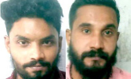 Cannabis and Hans seized Two arrested