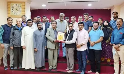 സാം പൈനുംമൂടിന് കെ.​ഐ.ജിയുടെ യാത്രയയപ്പ്