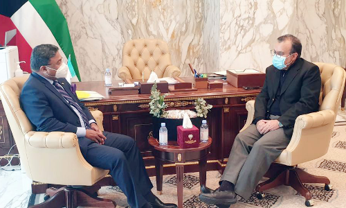 അം​ബാ​സ​ഡ​ർ–​ആ​രോ​ഗ്യ മ​ന്ത്രി ച​ർ​ച്ച