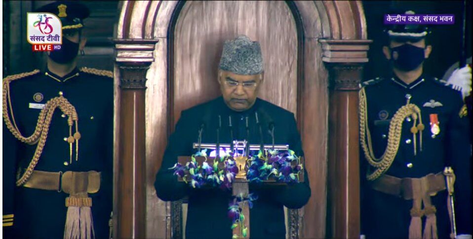 സർക്കാറിന്റേത് അംബേദ്ക്കറുടെ തുല്യതാനയം; മുന്നോട്ടുവെക്കുന്നത് 25 വർഷത്തെ ലക്ഷ്യം മുൻനിർത്തിയുള്ള വികസനനയം -രാഷ്ട്രപതി