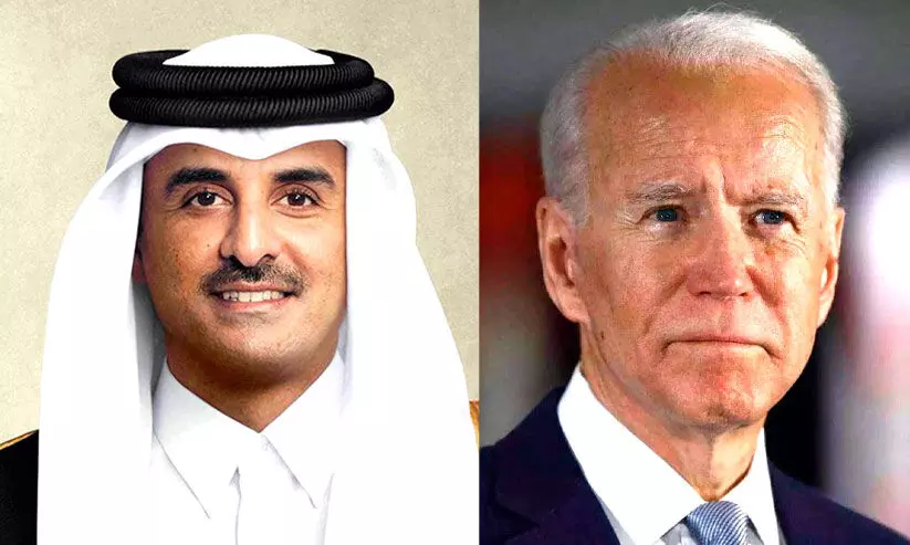 അമീർ യു.എസിൽ; ബൈഡനുമായി കൂടിക്കാഴ്ച