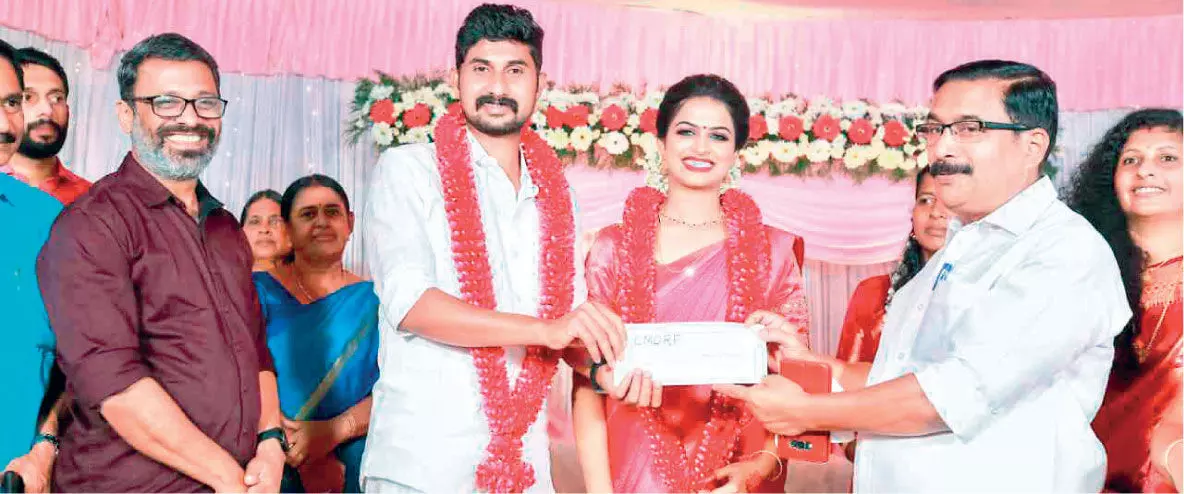 Money to reduce wedding expenses Donated to the Disaster Relief Fund Money to reduce wedding expenses Donated to the Disaster Relief Fund