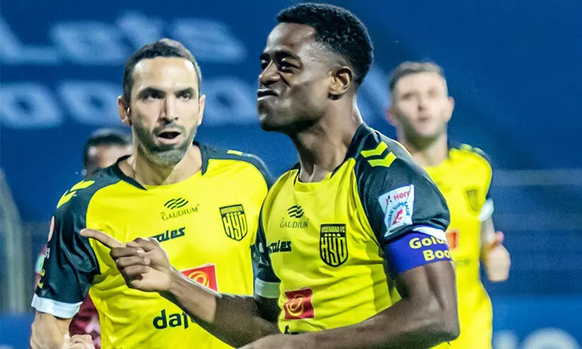 മടക്കമില്ലാത്ത അഞ്ചു ഗോളുകൾക്ക് നോർത്ത് ഈസ്റ്റിനെ മുക്കി ഹൈദരാബാദ് മടക്കമില്ലാത്ത അഞ്ചു ഗോളുകൾക്ക് നോർത്ത് ഈസ്റ്റിനെ മുക്കി ഹൈദരാബാദ്