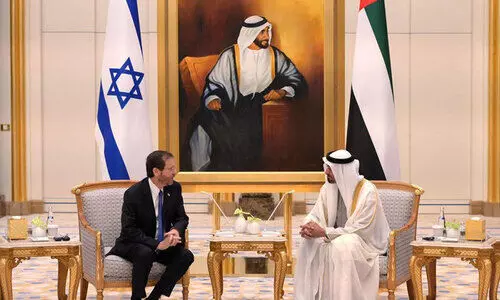 ഇ​സ്രായേൽ പ്രസിഡന്‍റ്​ ഐസാക്​ ഹെർസോഗ്​ യു.എ.ഇയിൽ