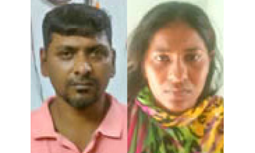 മു​ക്കു​പ​ണ്ടം പ​ണ​യം​െ​വ​ച്ച്​ പ​ണം ത​ട്ടി​യ പ്ര​തി​ക​ൾ പി​ടി​യി​ൽ