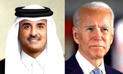 അമീർ യു.എസിൽ; ബൈഡനുമായി കൂടിക്കാഴ്ച അമീർ യു.എസിൽ; ബൈഡനുമായി കൂടിക്കാഴ്ച