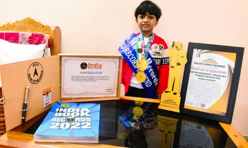 റെ​ക്കോ​ഡുകളുടെ രാജകുമാരനായി ​അ​ഞ്ചു​വ​യ​സ്സു​കാ​ര​ൻ