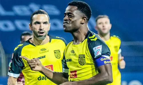 മ​ട​ക്ക​മി​ല്ലാ​ത്ത അ​ഞ്ചു ഗോ​ളു​ക​ൾ​ക്ക് നോ​ർ​ത്ത് ഈ​സ്റ്റി​നെ മു​ക്കി ഹൈ​ദ​രാ​ബാ​ദ്​