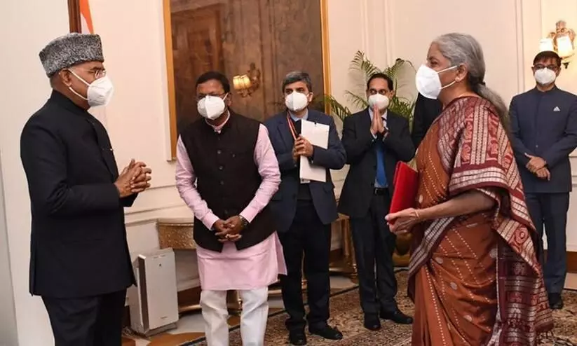 Nirmala Sitharaman Meets President Ramnath Kovind Nirmala Sitharaman Meets President Ramnath Kovind