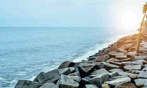 Administrative sanction of 10 crore for construction of sea wall