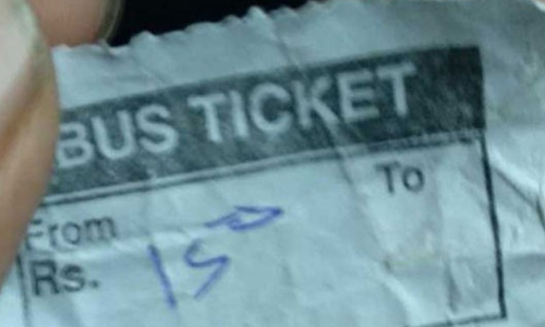 bus ticket