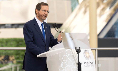 ഇസ്രായേൽ പ്രസിഡന്റ് എക്സ്പോ സന്ദർശിച്ചു ഇസ്രായേൽ പ്രസിഡന്റ് എക്സ്പോ സന്ദർശിച്ചു