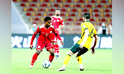 ലോ​ക​ക​പ്പ്​ യോ​ഗ്യ​ത മ​ത്സ​ര​ത്തി​ൽ ആ​സ്​​ട്രേ​ലി​യ​ക്കെ​തി​രെ ഒ​മാ​ന്​ സ​മ​നി​ല