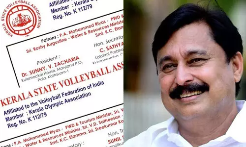 അംഗീകാരം നഷ്ടമായ വോളി അസോസിയേഷന്റെ രക്ഷാധികാരി കായിക മന്ത്രി
