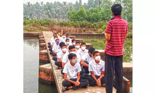 ജൈവവൈവിധ്യം തൊട്ടറിഞ്ഞ് കുട്ടികളുടെ പഠനയാത്ര