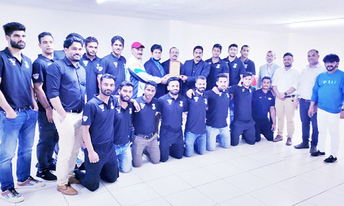 ഇന്ത്യൻ ദേശീയ ഹാൻഡ്​ബാൾ ടീമിനെ അറേബ്യൻ സോഷ്യൽ ഫോറം ആദരിച്ചു