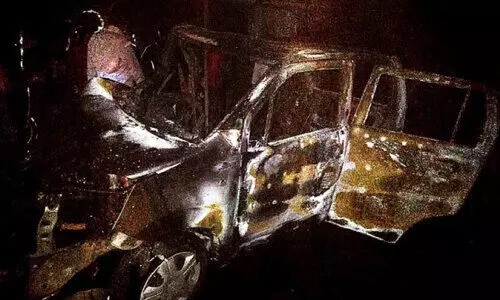 ഒളവണ്ണയിൽ വർക്ക്​ഷോപ്പിൽ അഗ്നിബാധ; കാറുകളും ഇരുചക്ര വാഹനങ്ങളും കത്തി