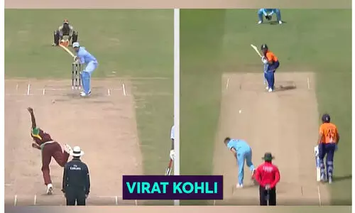 ഒരു മാറ്റവുമില്ലല്ലേ ! കൗമാര കാലത്തെ കോഹ്‍ലി ഷോട്ടുകൾ; വീഡിയോ പങ്കുവെച്ച് ഐ.സി.സി