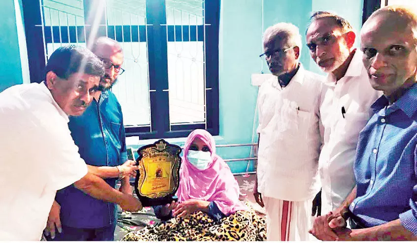 Refreshing memories, the literacy worker came to see Rabia