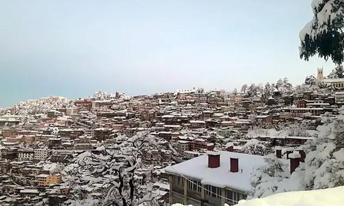 At Minus 2.1 Degrees Celsius, Shimla Records Its Lowest Temperature This Year At Minus 2.1 Degrees Celsius, Shimla Records Its Lowest Temperature This Year