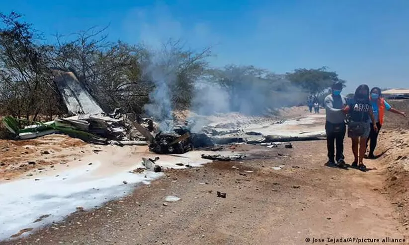 പെറുവിൽ വിമാനം തകർന്ന് ഏഴുമരണം