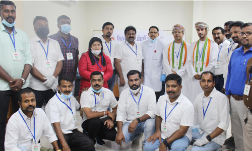 ഒ.​ഐ.​സി.​സി സ​ലാ​ല  ര​ക്ത​ദാ​ന ക്യാ​മ്പ്  സം​ഘ​ടി​പ്പി​ച്ചു