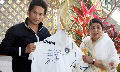sachin tendulkar-lata mangeshkar