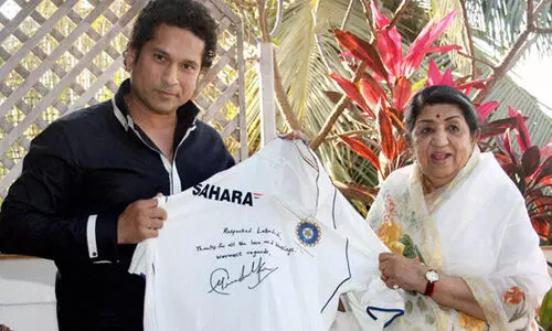 sachin tendulkar-lata mangeshkar