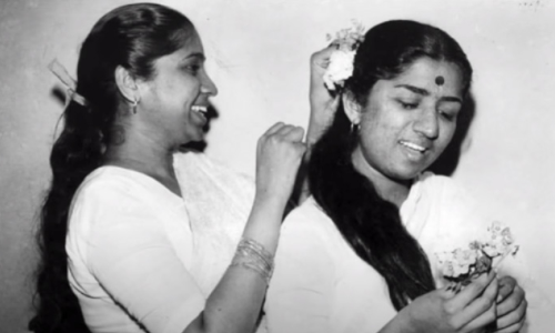 asha bhosle and lata mangeshkar