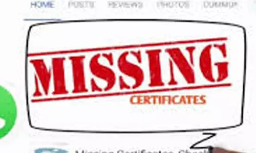 missing certificates