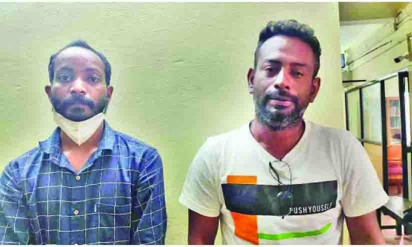 ധ​ർ​മ​ശാ​ല​യി​ൽ എം.ഡി.എം.എയുമായി രണ്ടുപേർ പിടിയിൽ