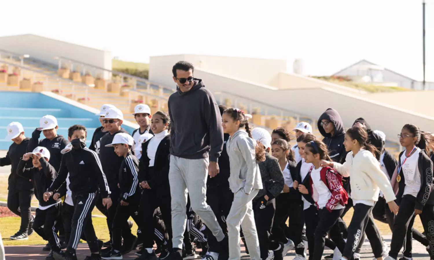 കായിക ദിനാഘോഷത്തിൽ ഖത്തർ; ആരോഗ്യ സന്ദേശം പകന്ന്​ അമീറിന്‍റെ പങ്കാളിത്തം